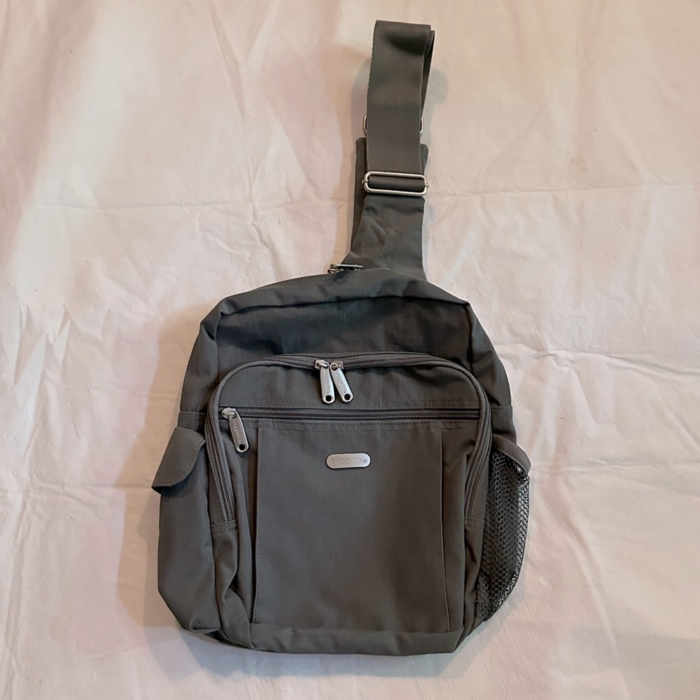 EBags Grey Single Strap Crossbody Bag